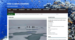 Desktop Screenshot of findclimateanswers.com