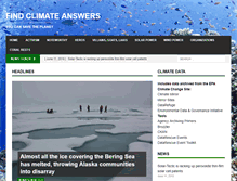 Tablet Screenshot of findclimateanswers.com